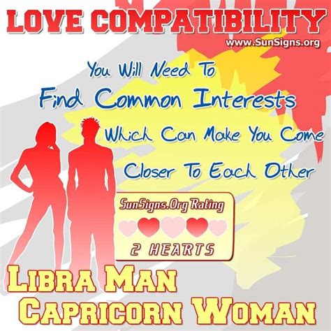 libra man and capricorn woman|More.